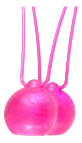 Swing Up Balls On A String Noise Maker Mini Rosado Rojo
