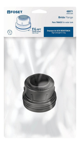 Imagen 2 de 4 de Brida Plástica Para Tinaco 2-1/2 Foset 48071