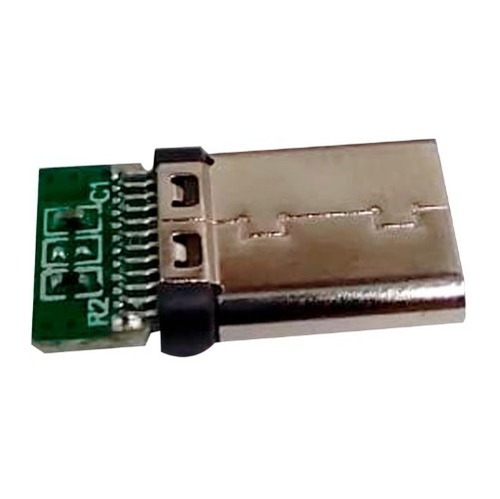 Imagen 3 de 7 de Ficha Conector Usb Tipo C Macho