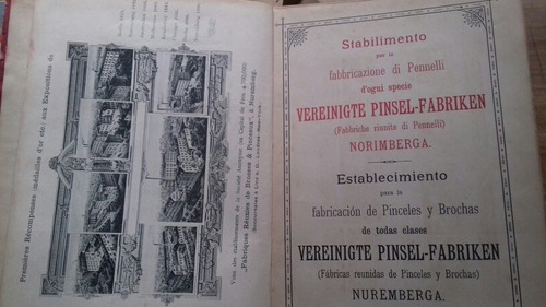 Catalogo Pinceles Brochas .aleman 1900
