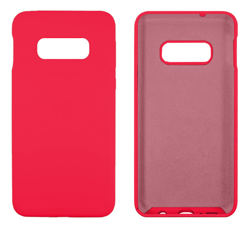 Capa Capinha Compatível Com Galaxy S10e Silicone Cover Cor Rosa Pink