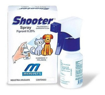 Aerosol Antipulgas Y Garrapatas Shooter 120ml + Snacks