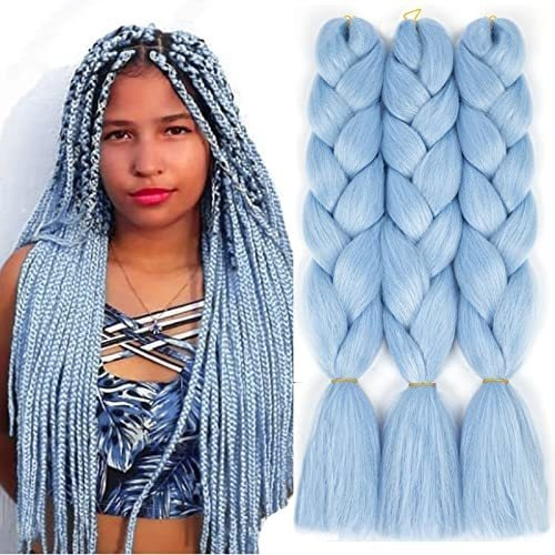 Jumbo Braiding Pelo Sintético Braids Hair Kanekalon 6wrm3