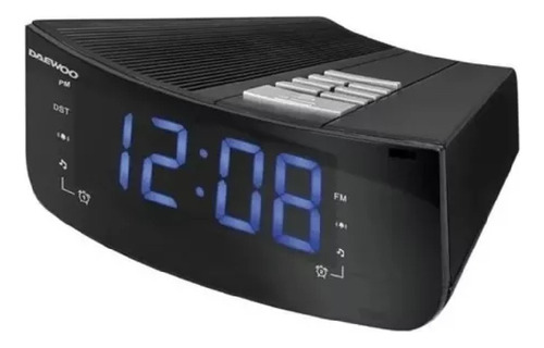 Radio Reloj Led Alarma Despertador Daewoo Di-2618 Negro