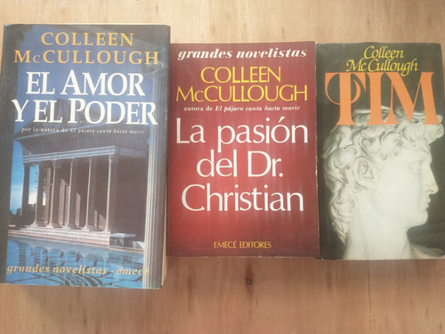 Colleen Mccullough - Lote De 3