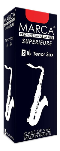 Caña Para Saxofón Tenor Fuerza 2.5 Nota Bb Marca Reeds Sp625