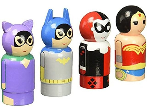 Bif Bang Pow. Heroines De Dc Pin Mate Juego De Figura De Ma