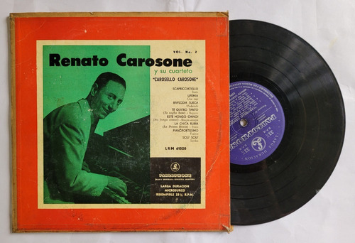 Renato Carosone Y Su Cuarteto Carosello Vol 1 Vinilo 10