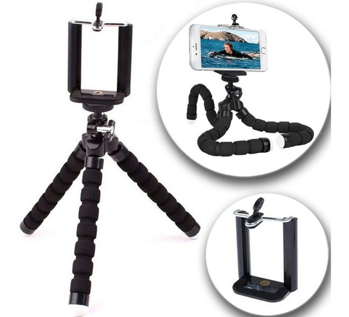 Trípode Pulpo Flexible 17 Cm Para Celular Ideal Zoom Selfie