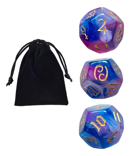 6 X 3x12 Caras Astrología Signos Dados Constelación Dados