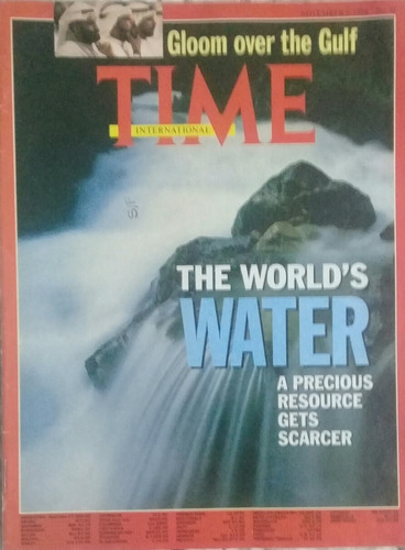 Revista Time En Ingles.el Agua Se Vuelve Mas Escasa Año 1990