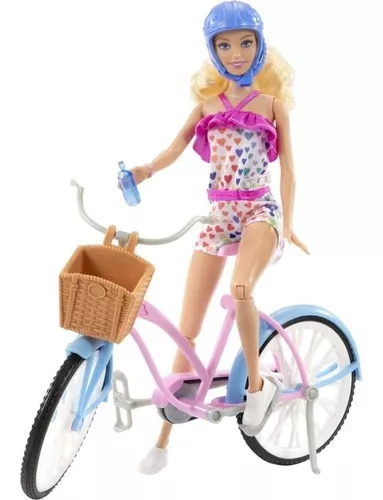 Boneca Barbie Ciclista com Bicicleta - Mattel