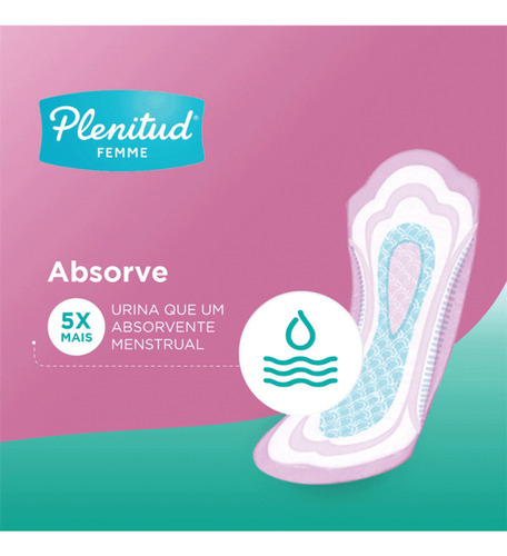 Absorvente Ultra Plenitud Femme Com Abas Escapes De Urina