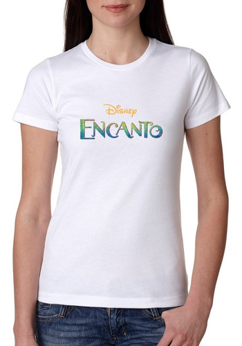 Playera De Encanto Película De Disney Logo