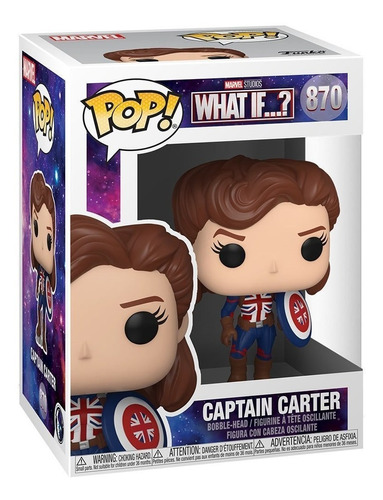 Pop! Marvel: What If...? Captain Carter #870 (d3 Gamers)