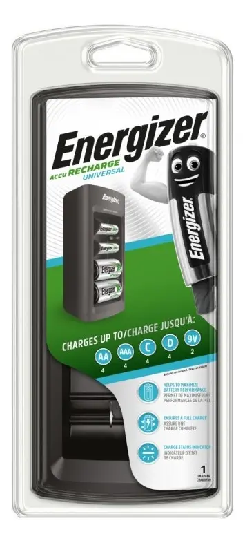 Cargador Universal Energizer Aa/aaa/c/d/9v