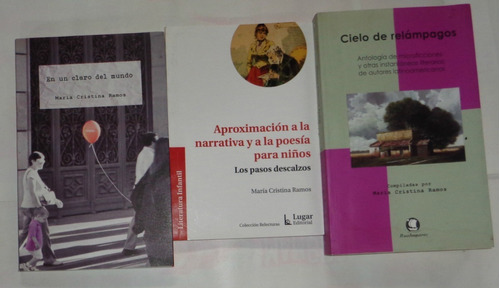 Lote 3 Libros Maria Cristina Ramos B Estado Longchamps