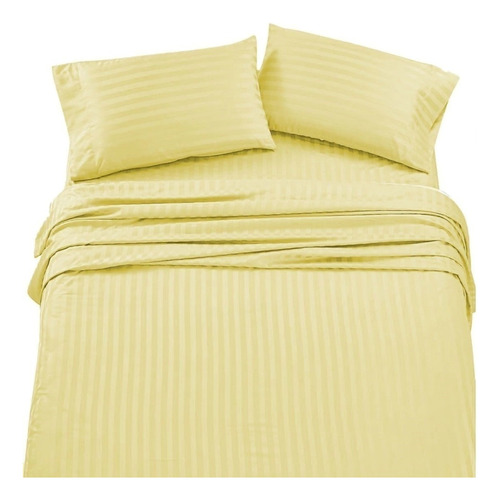 Juego De Sábanas City Blanco Premium Dobby Queen 200x160 Cm