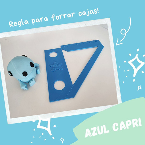 Regla Guía Para Forrar Cajas/ Scrapbook/ Encuadernación