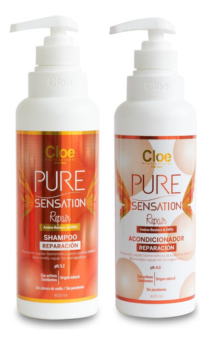 Cloe Shampoo + Acondicionador Pack Pure Sensation Repair