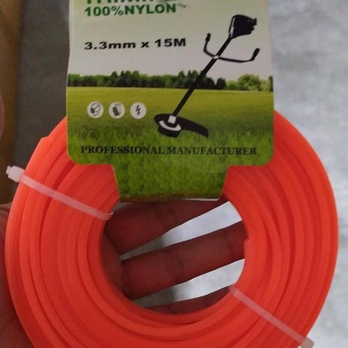 Imagen 2 de 2 de Nylon 3.3 Cudrado,calidad , Uso En Desmalezadoras, 3 Und $7