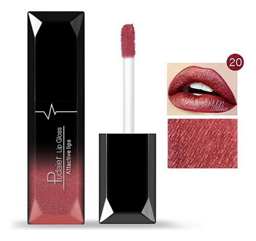 Set De Delineador De Labios Matte Lipstick Velvet Nude Lipst