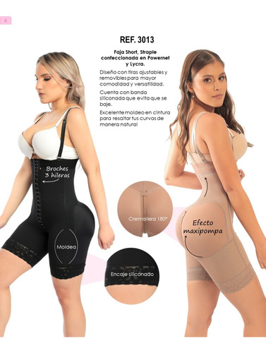 Faja Short Straple.marca Colombiana Marrón M