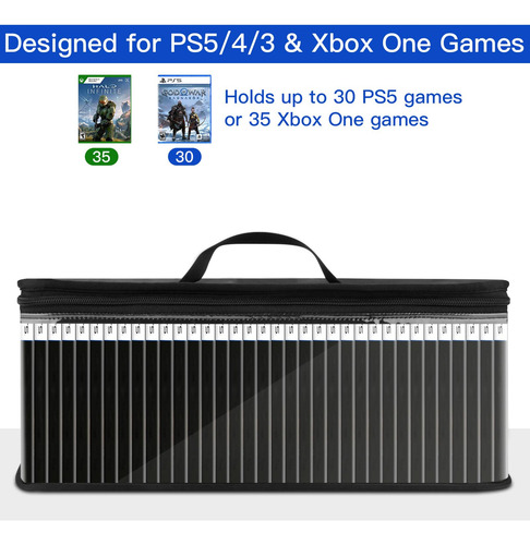 Bolsa De Almacenamiento Para Videojuegos Compatible Con Ps Y