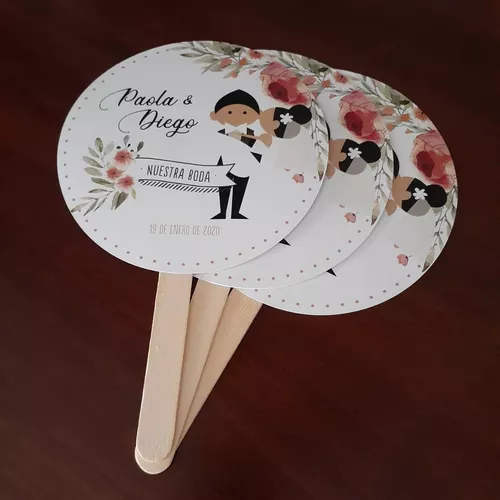 Abanicos personalizados - Circus Fiesta