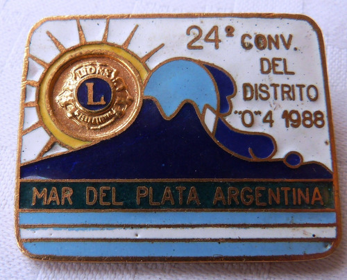 Monijor62-pin Club Leones Mar Del Plata Prendedor 1988