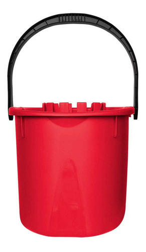 Pack De 2 Cubetas Con Exprimidor De 17 Litros Color Rojo