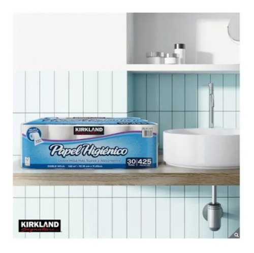 Imagen 3 de 3 de Papel Higienico De Baño Rollo Kirkland Pack De 30 Piezas