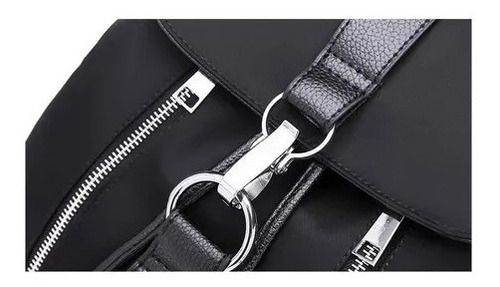 Imagen 3 de 9 de Mochila Mujer Impermeable Bolso Dama Eco Cuero Cod 3912