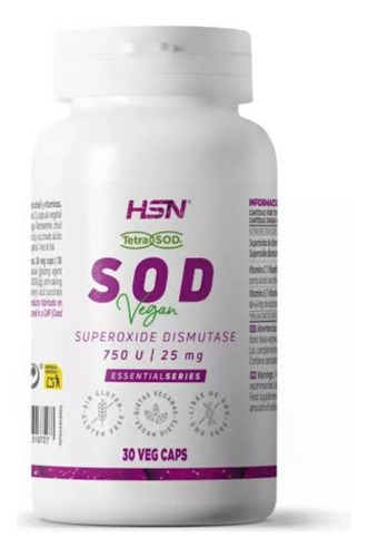 Superóxido Dismutasa Sod Capsulas Antiage Antioxidante