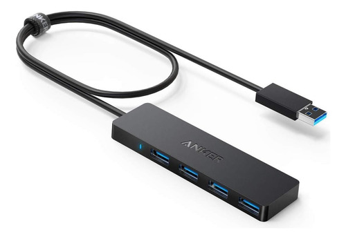 Hub Usb 3.0 De 4 Puertos Anker, Hub Usb De Datos Ultrafin...