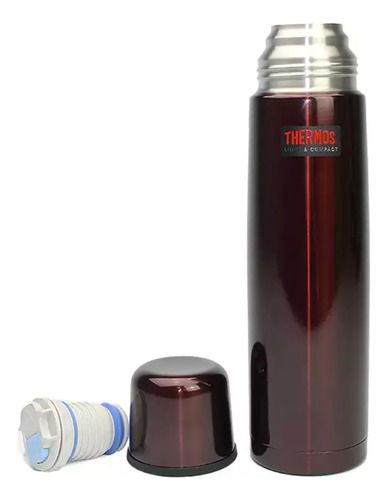 Termo Thermos  Bala 1 Litro Acero Inoxidable Cebador 