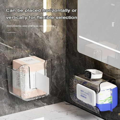 2pcs Caja Para Toallitas De Cocina De Pared Para Inodoro