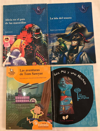 Lote Libros Infantiles De Aventuras X 4