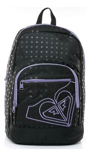 Mochila urbana Roxy Grand Love color negro