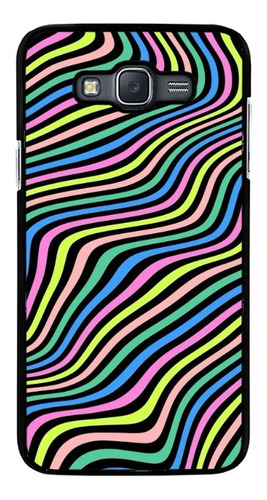 Funda Protector Rudo Para Samsung Galaxy Rayas Colores Lgbt