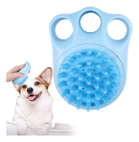 Cepillo De Baño Para Perros Cepillos Exfoliantes Calmantes C