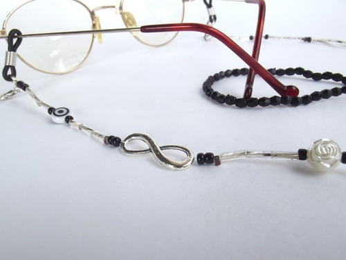 Imagen 4 de 5 de Cuelga Gafas Cuelga Tapabocas Cadena Accesorio Liviano