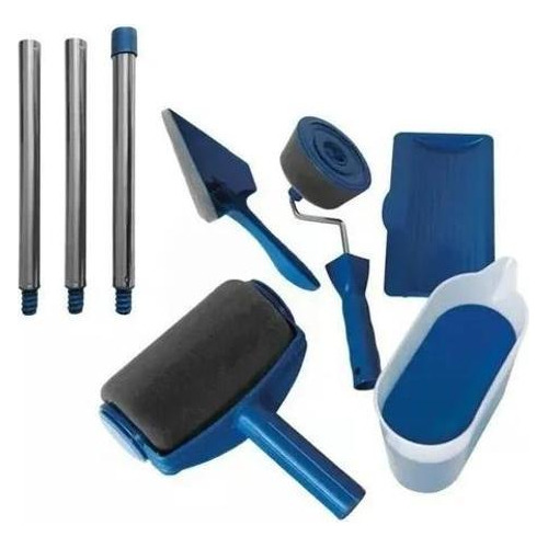 Kit Rolo De Pintar 8 Peças Magico Pintura Facil Sem Respingo