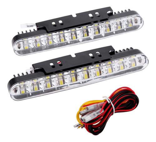 2 Unids 30leds Coche Luz Diurna Drl Luz Del Día Con