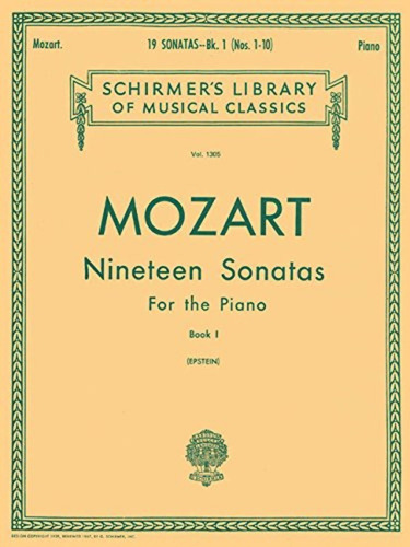 19 Sonatas - Book 1: Piano Solo: Schirmer Mozart