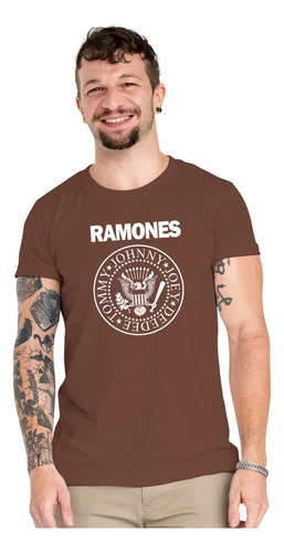 Polera Ramones Punk Algodón Orgánico Mus71