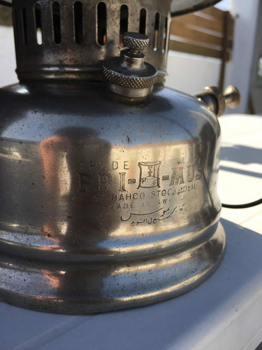 Farol Antiguo Muy Cuidado A Querosene Primus No Sesi Anda (Usado)