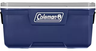 Hielera 120 Qt Azul/tapa Gris Coleman