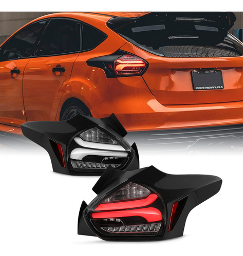 Para Ford Focus Hatchback Modelo Led Secuencial Barra Tubo