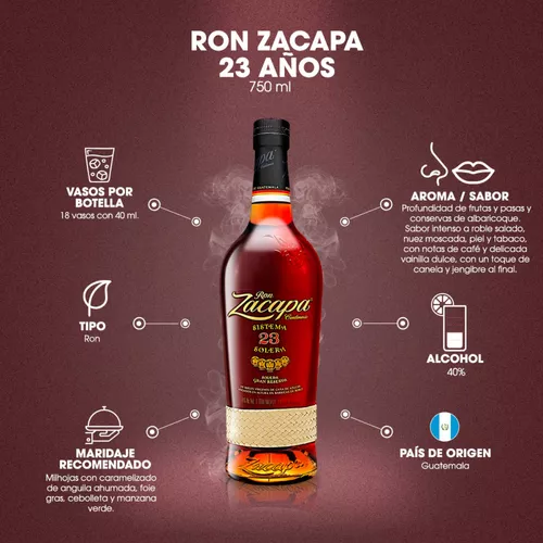 Ron Zacapa Centenario Sistema 23 Solera 750 ml